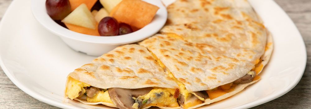 Breakfast Quesadilla served at Juno Beach Cafe