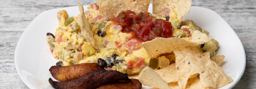 Migas served at Juno Beach Cafe